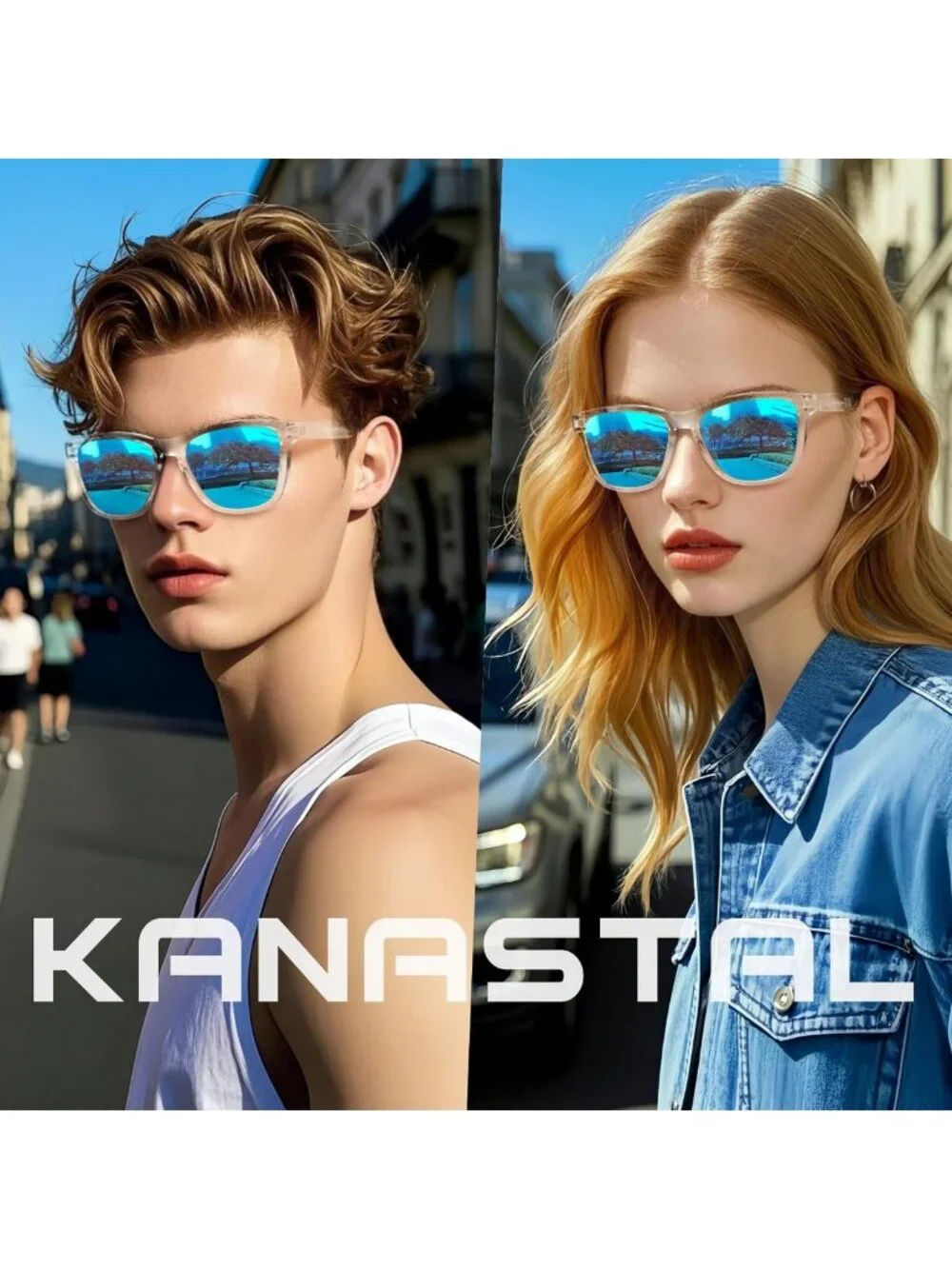 Stylish Polarized Sunglasses for Men & Women - UV400 Classic Square Fashion